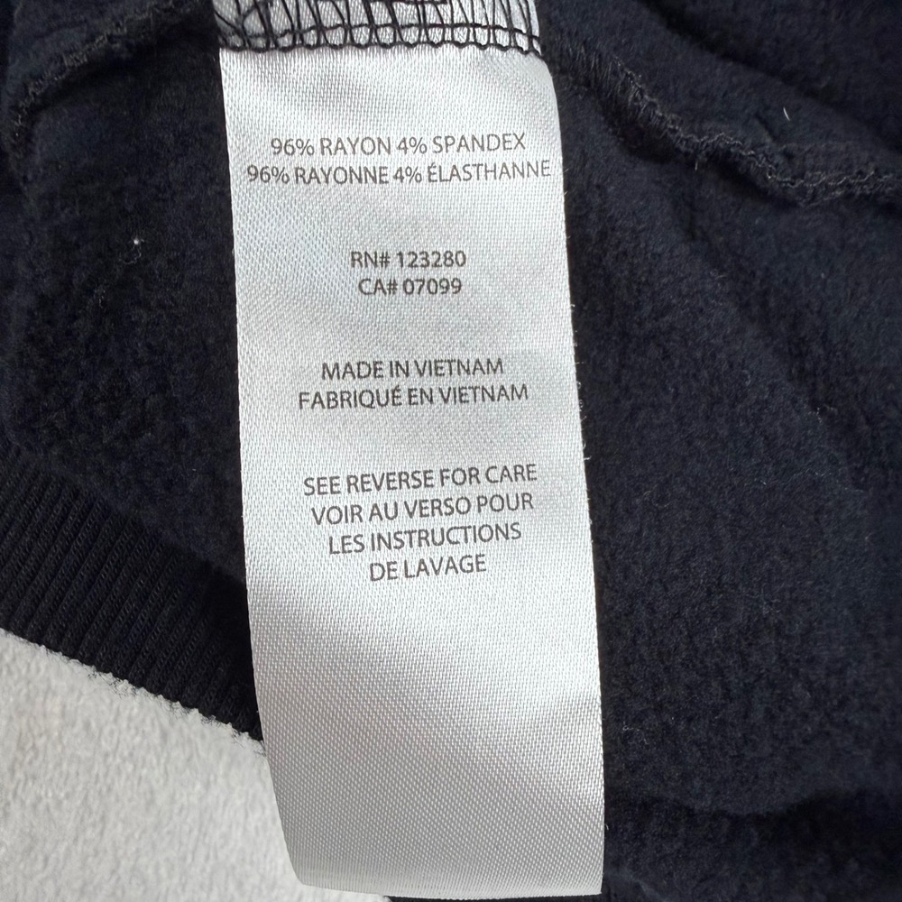 Travis Mathew Mens Black Quarter Zip Pullover Crown Royal Logo Fleece Large - Picture 9 of 10